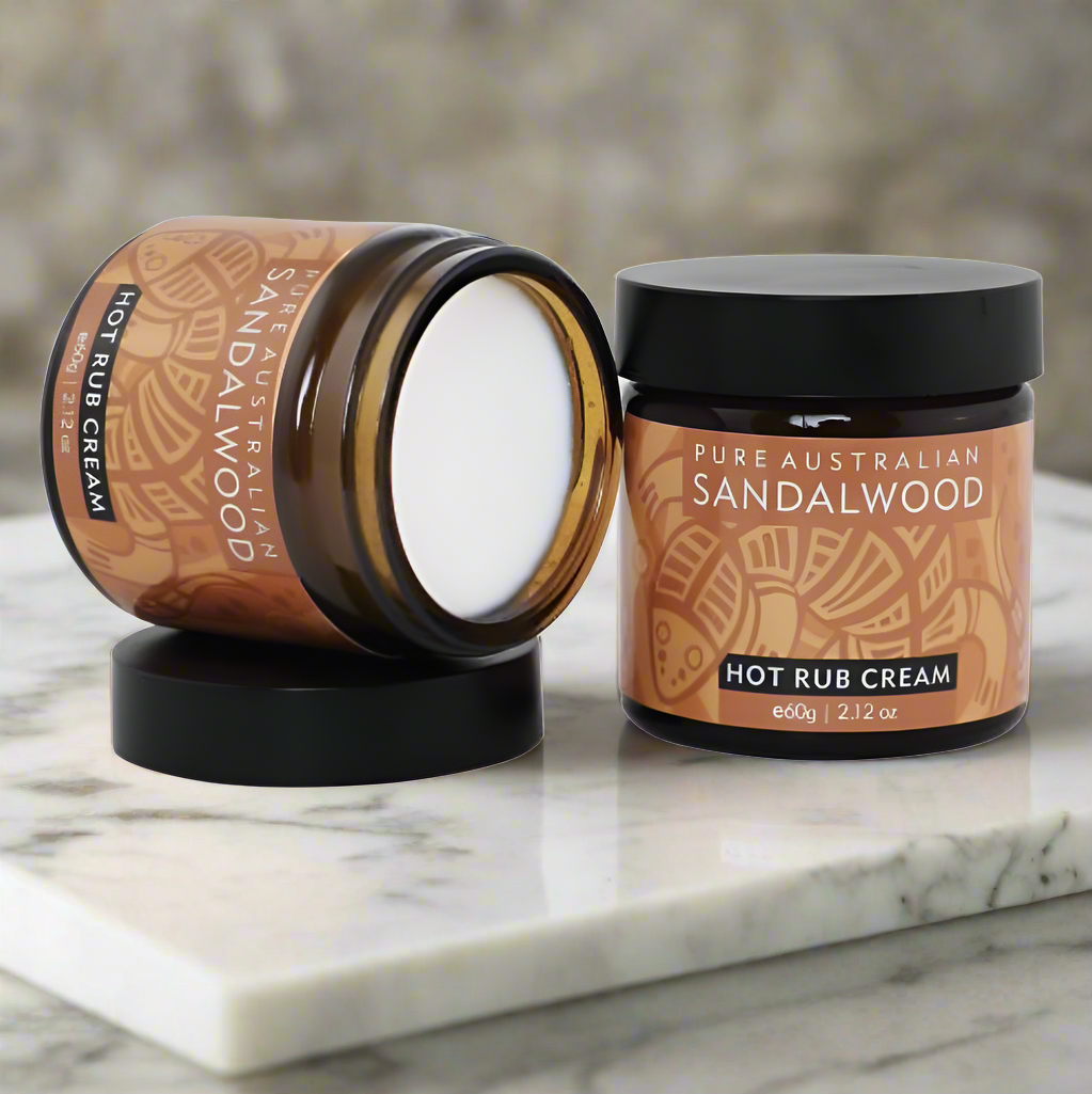 Hot Rub Cream Sandalwood 60g