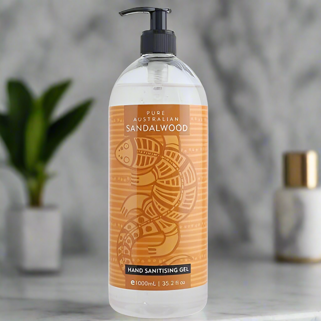 Sandalwood Hand Sanitising Gel 1Ltr