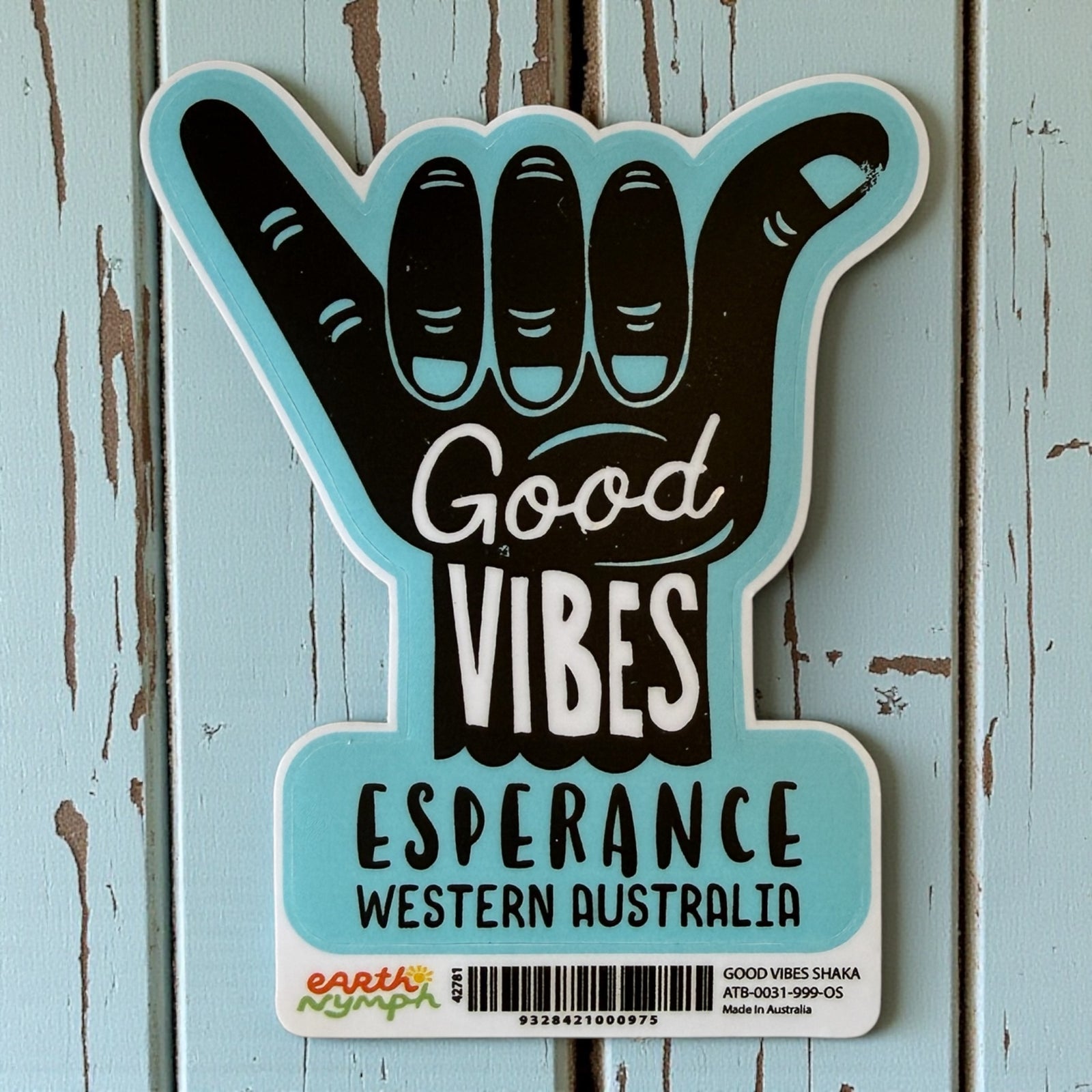 Sticker Good Vibes Shaka