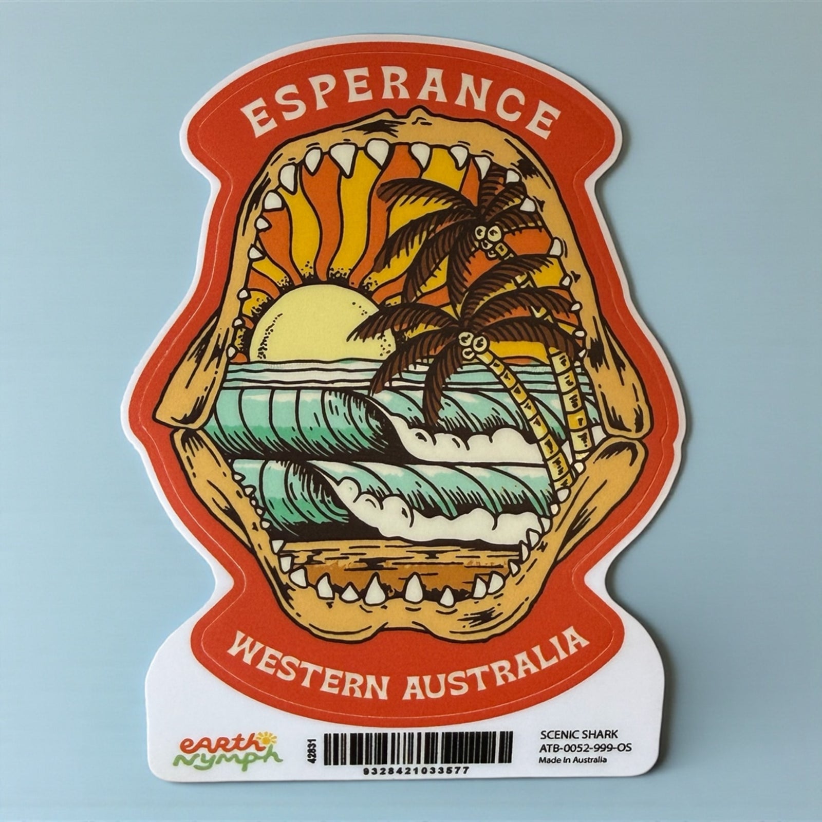 Sticker Scenic Shark
