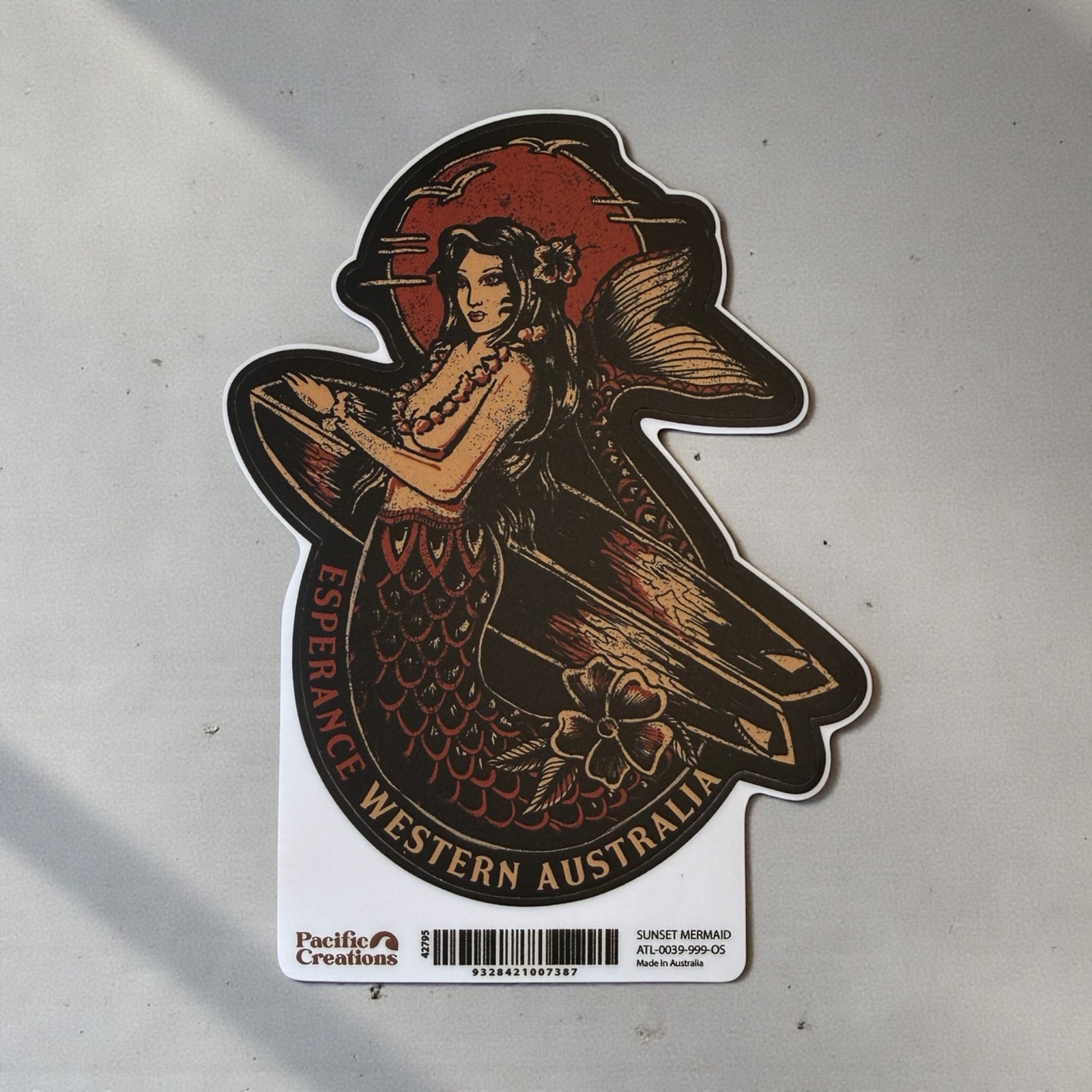 Sticker Sunset Mermaid