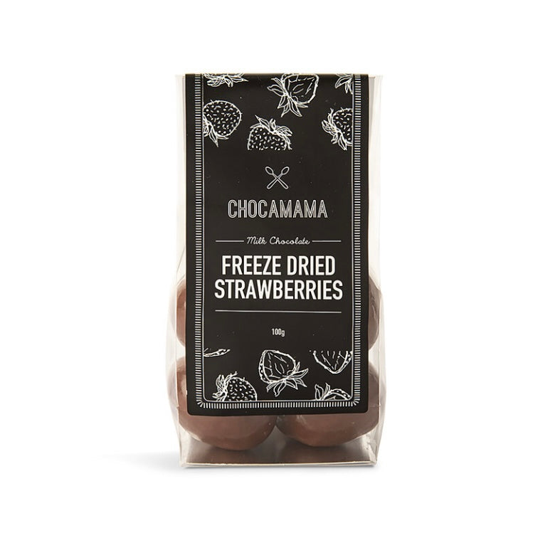 Chocamama Chocolate Freeze Dried Strawberries 100g