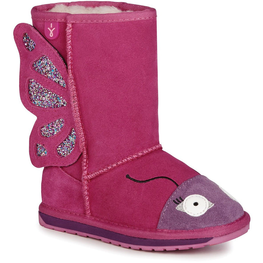 EMU Kids Butterfly Sheepskin Boots