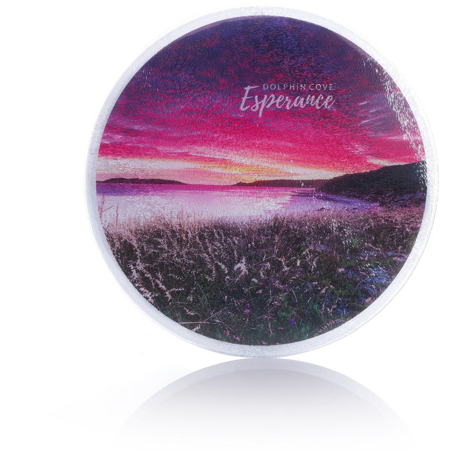 Glass Chopping Board - Dolphin Cove - Printed in Esperance