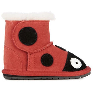EMU Kids Ladybird Walker Sheepskin Boots