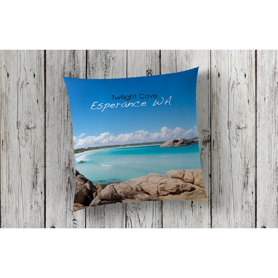 Cushion Cover | Australian Made | Twilight Cove Blue 40x40cm