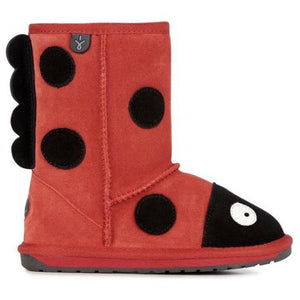 EMU Kids Ladybird Sheepskin Boots