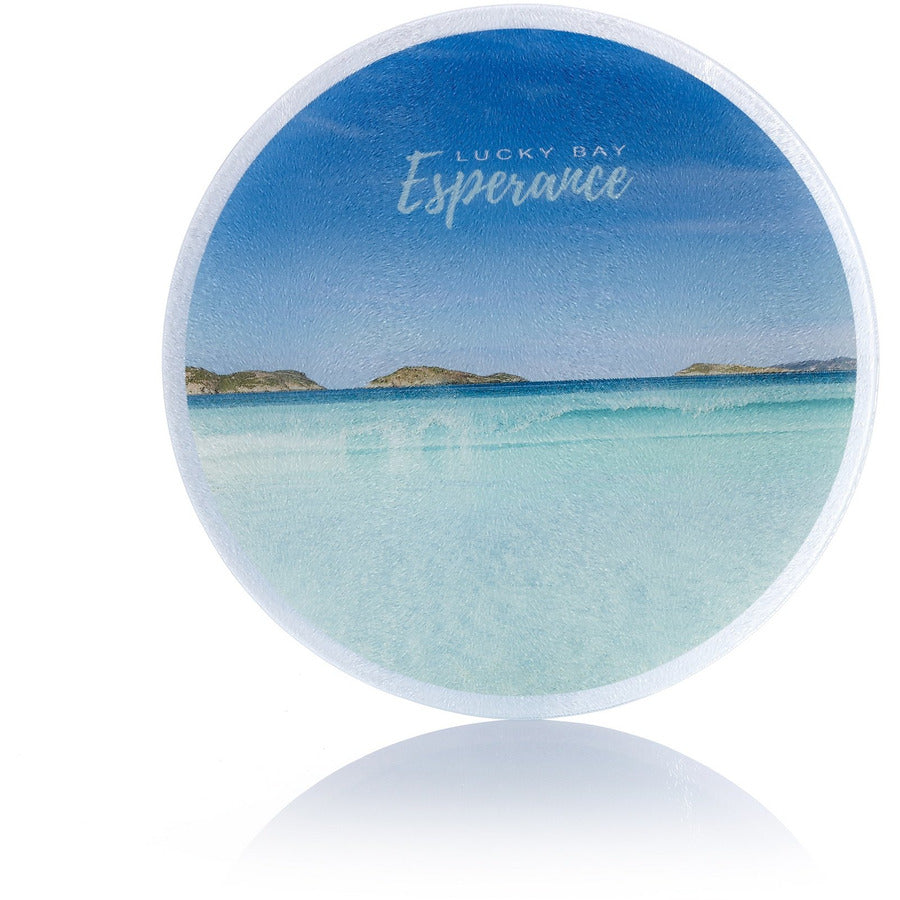 Glass Chopping Board - Lucky Bay - Printed in Esperance