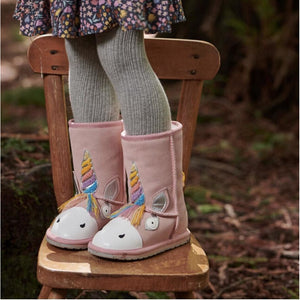 EMU Kids Magical Unicorn Sheepskin Boots