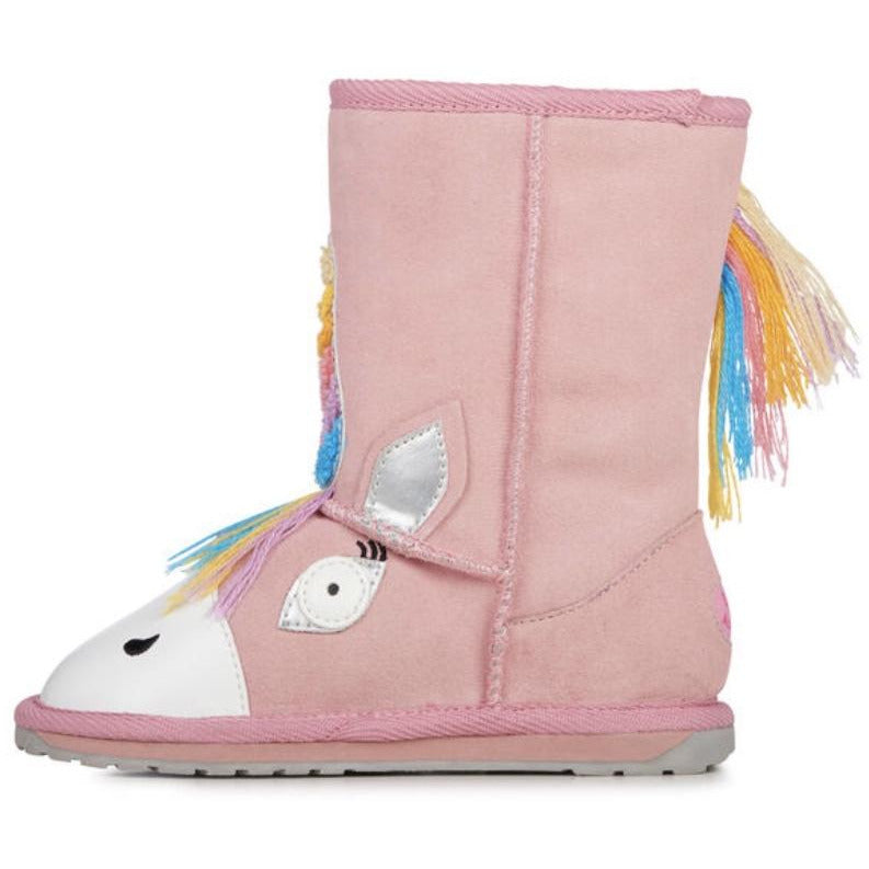 Childrens unicorn boots top