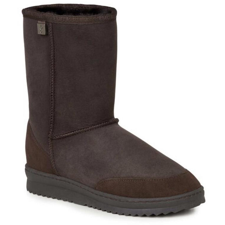 Mid calf height chocolate brown ugg boots 