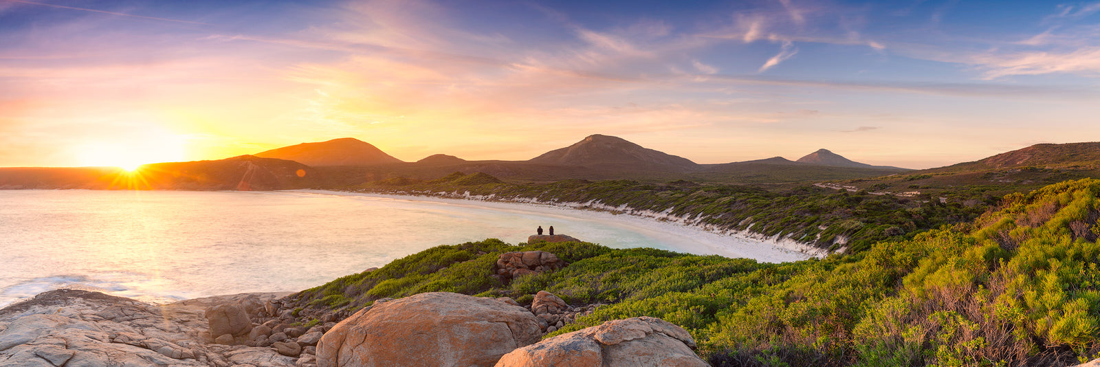 Hellfire Bay Sunset panorama Esperance
