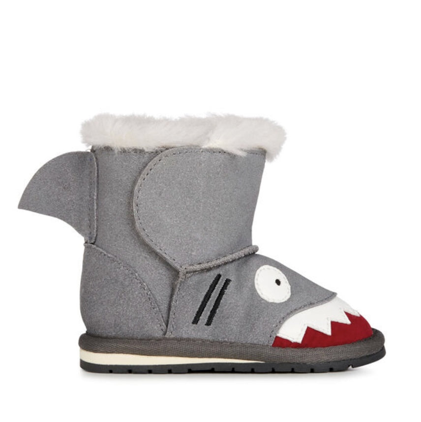 Shark Sheepskin Baby Walker