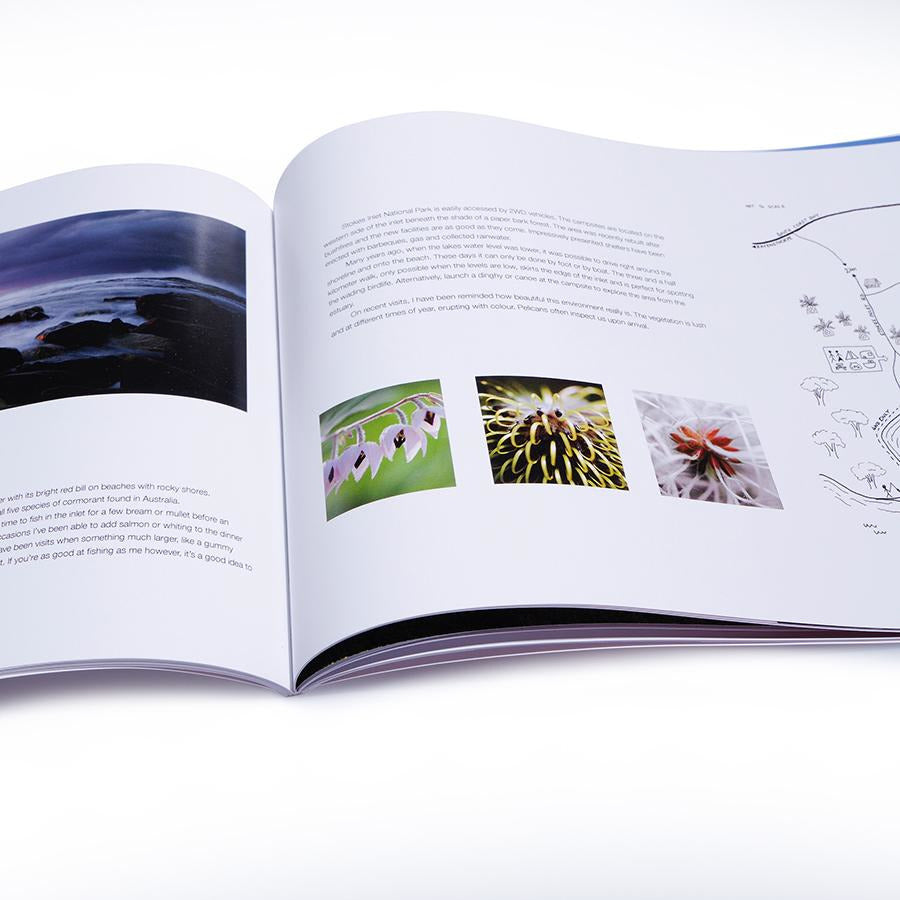 Esperance landscape photography book showing wildflower images by photographer Dan Paris