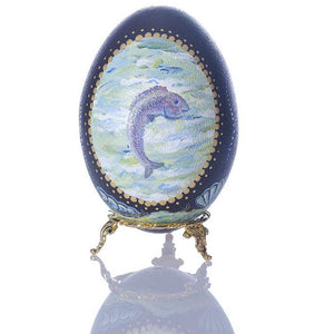 Ocean Fun | Hand Painted Emu Egg #61