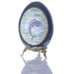 Ocean Fun | Hand Painted Emu Egg #61