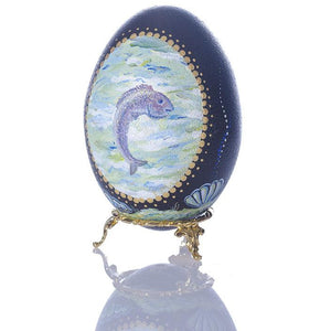 Ocean Fun | Hand Painted Emu Egg #61