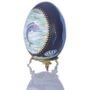 Ocean Fun | Hand Painted Emu Egg #61