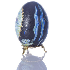 Ocean Fun | Hand Painted Emu Egg #61