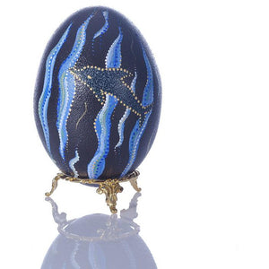 Ocean Fun | Hand Painted Emu Egg #61