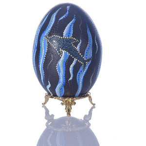 Ocean Fun | Hand Painted Emu Egg #61