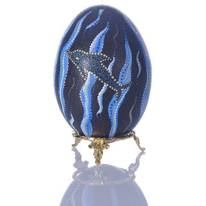 Ocean Fun | Hand Painted Emu Egg #61