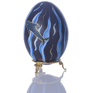 Ocean Fun | Hand Painted Emu Egg #61