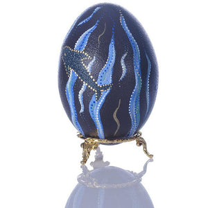 Ocean Fun | Hand Painted Emu Egg #61