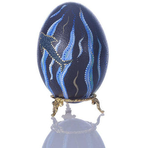 Ocean Fun | Hand Painted Emu Egg #61