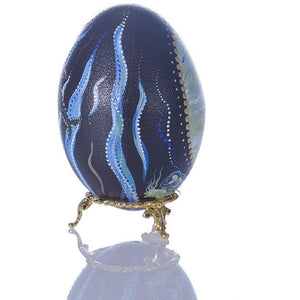 Ocean Fun | Hand Painted Emu Egg #61