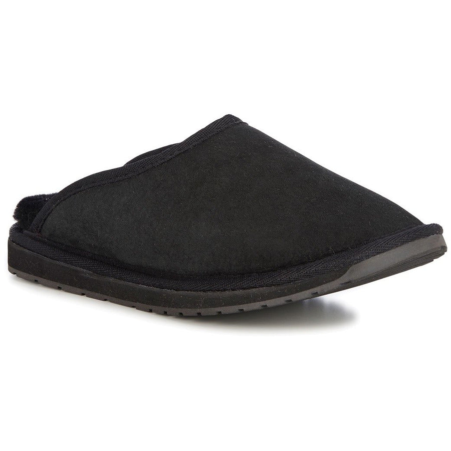 EMU | Esperance Scuff | Sheepskin Slipper | Black