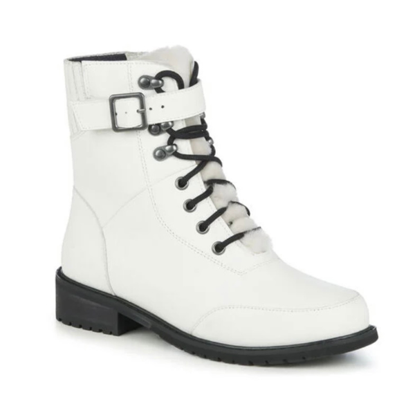 Waldron Leather Waterproof Sheepskin Boots - White Sands Gallery